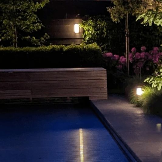 Zigbee wandlamp voor buiten 9W - Alle kleuren en wittinten - Recht