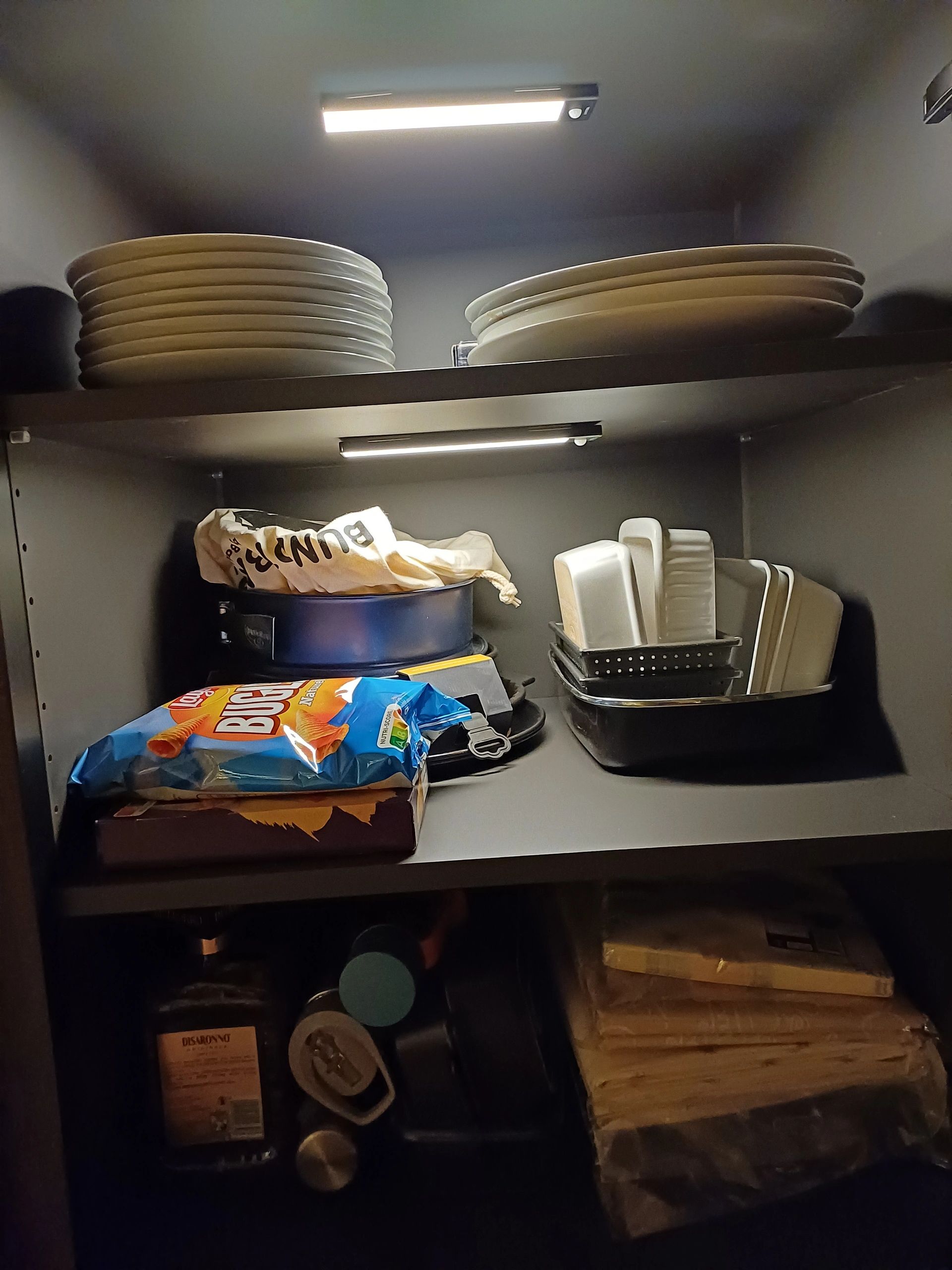 Yeelight kastverlichting met sensor 20 cm - Warm wit licht - Oplaadbare batterij - Voordeelset van 4 stuks