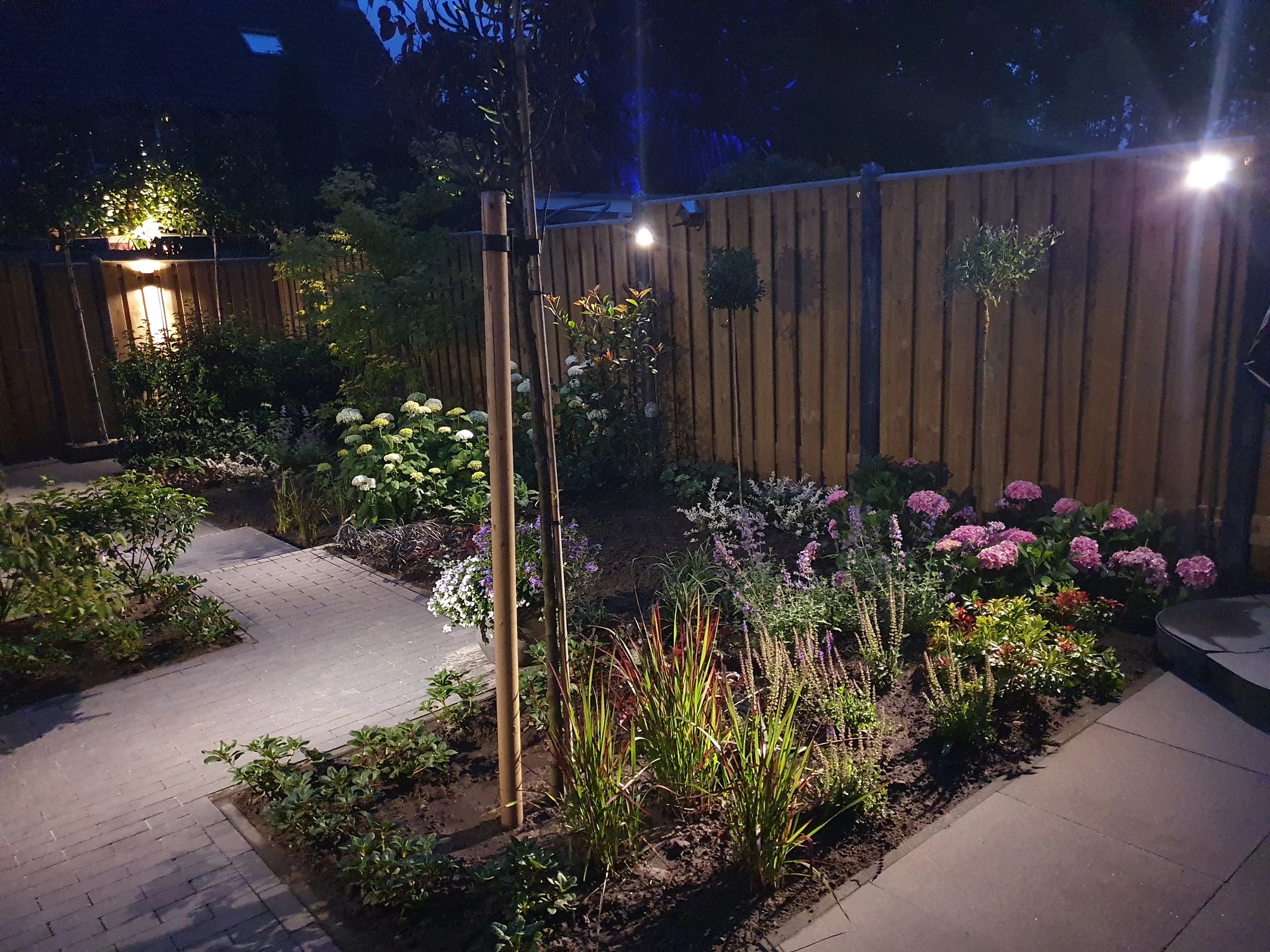 Antraciete wandlamp voor buiten met Zigbee GU10 spot - Rechte kantelbare downlight