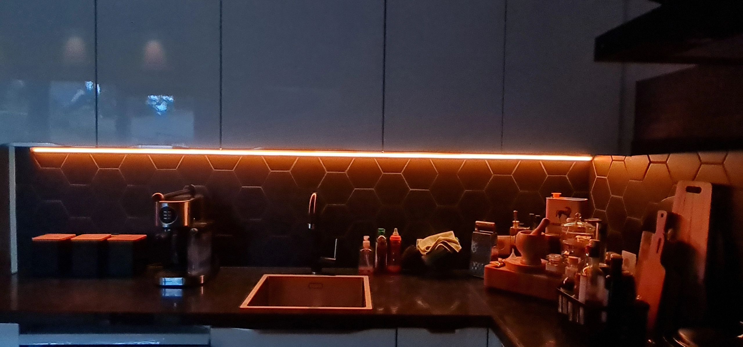 17 meter complete set RGBWW led strip met Zigbee controller