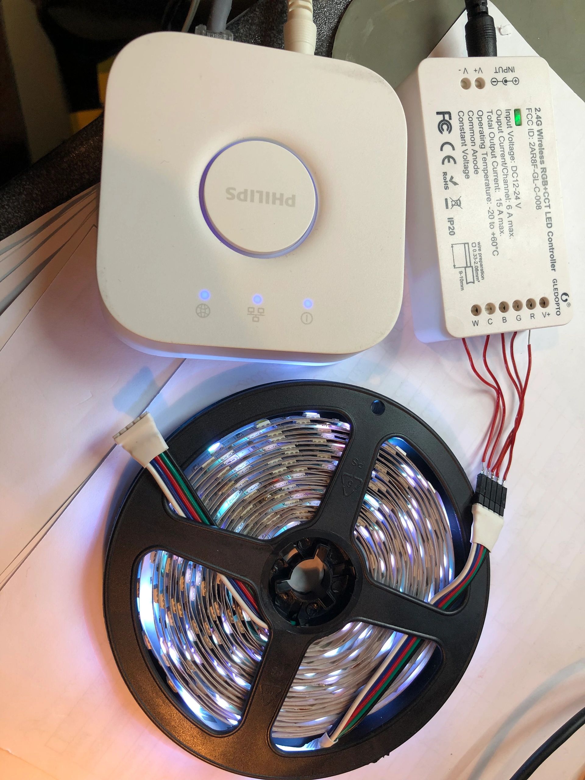 Losse Zigbee controller voor RGBWW led strips