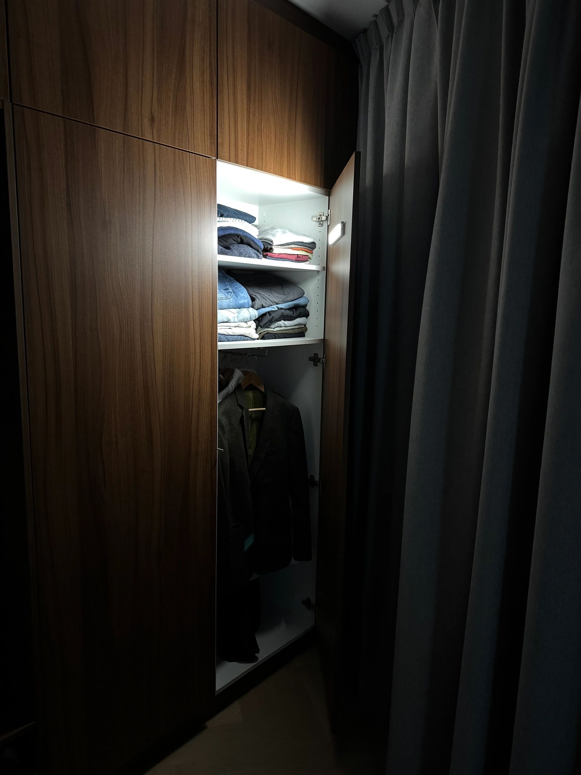 Kastverlichting met sensor - Dual White - 20cm - Oplaadbaar - Zwart