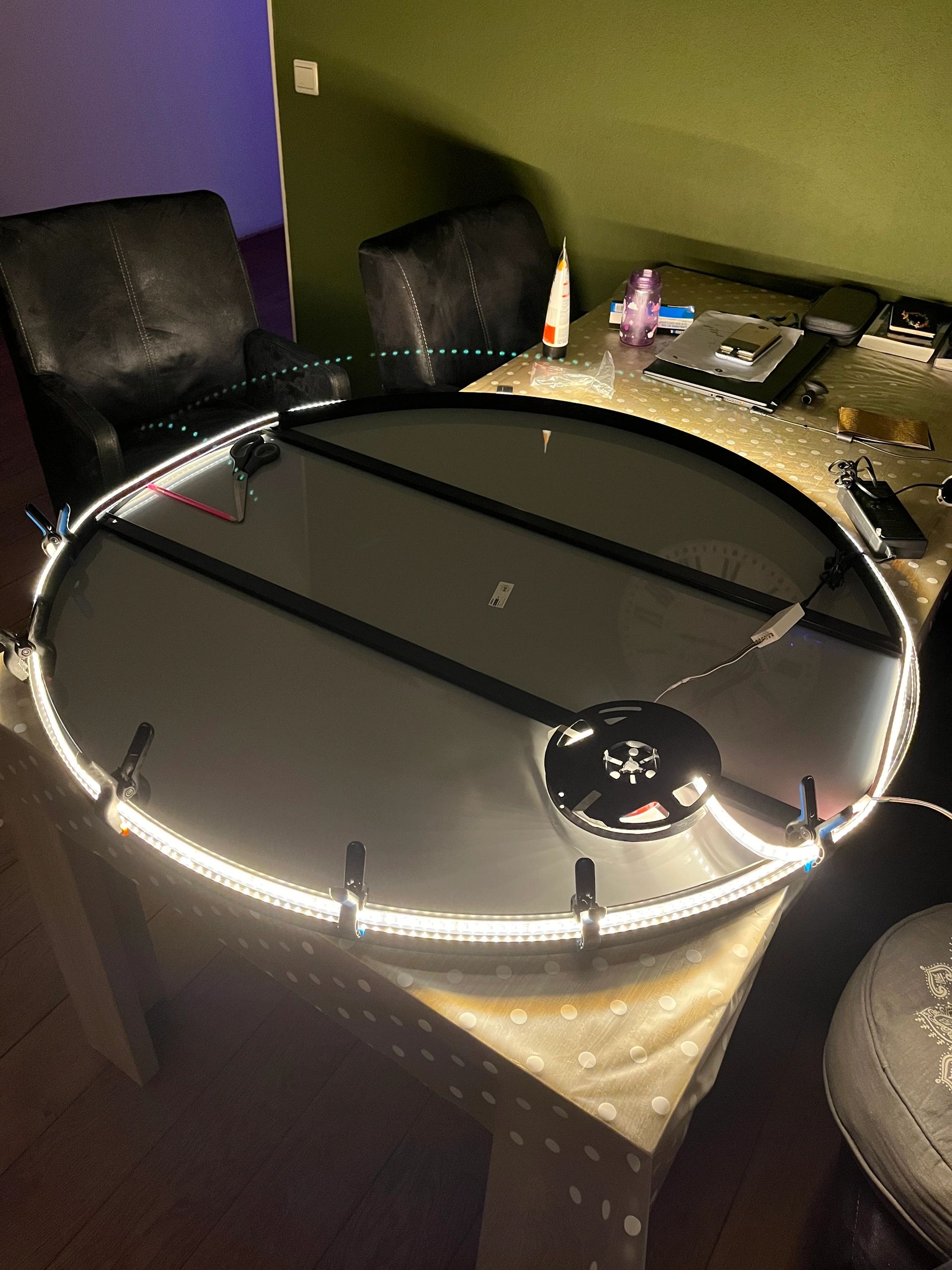 17 meter complete set RGBWW led strip met Zigbee controller